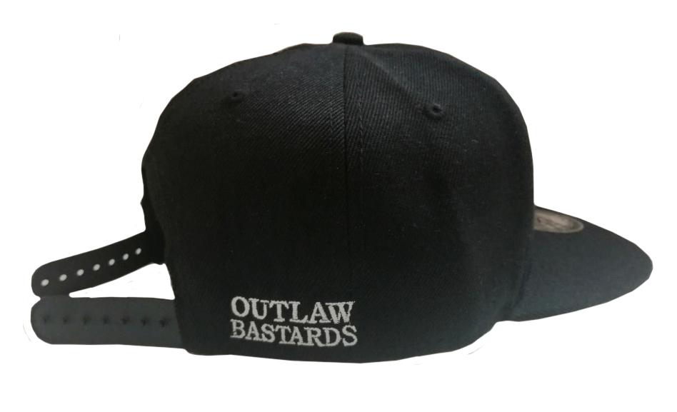 Kšiltovka Dětská Outlaw Bastards Snapback Skull Blk Kids