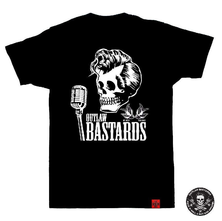 Dětské tričko Outlaw Bastards Rock´n´roll Skull
