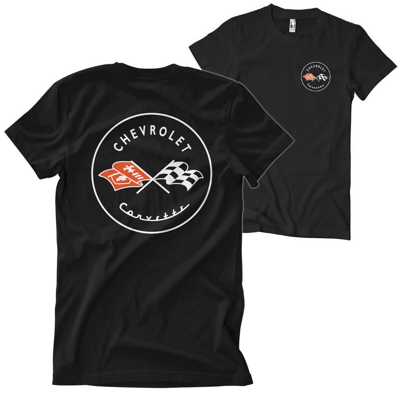 Tričko pánské American Cars Corvette C1 Logo T-Shirt