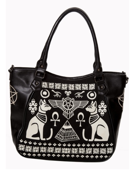 Dámská taška kabelka retro rockabilly pin-up Banned Black Anubis Bag