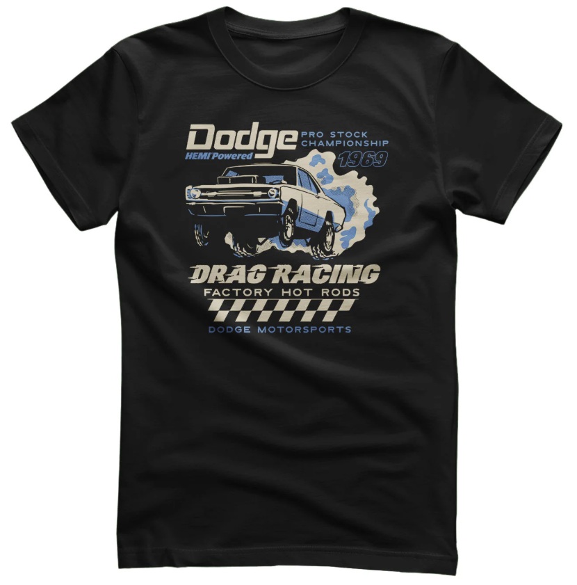 Tričko pánské American Cars Dodge Factory Hot Rods T-shirt