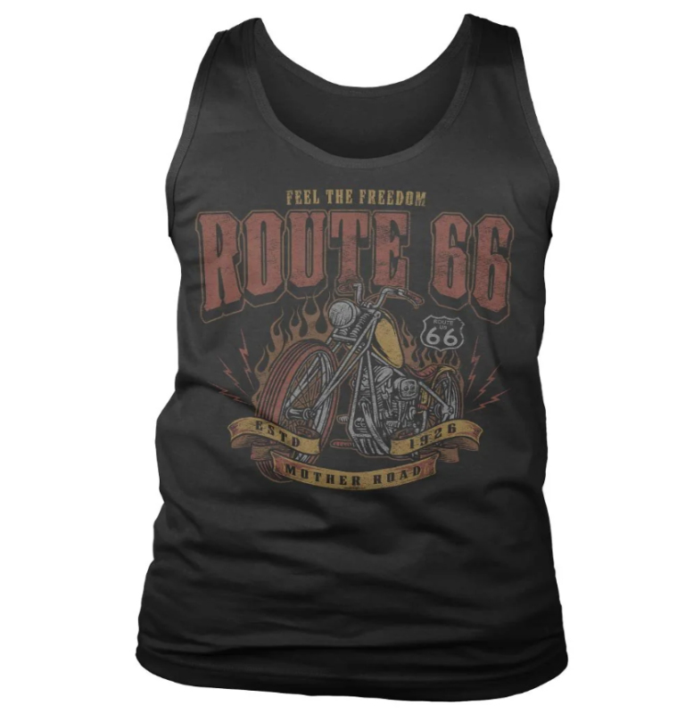 Pánské tílko Route 66 Golden Chopper Tank Top