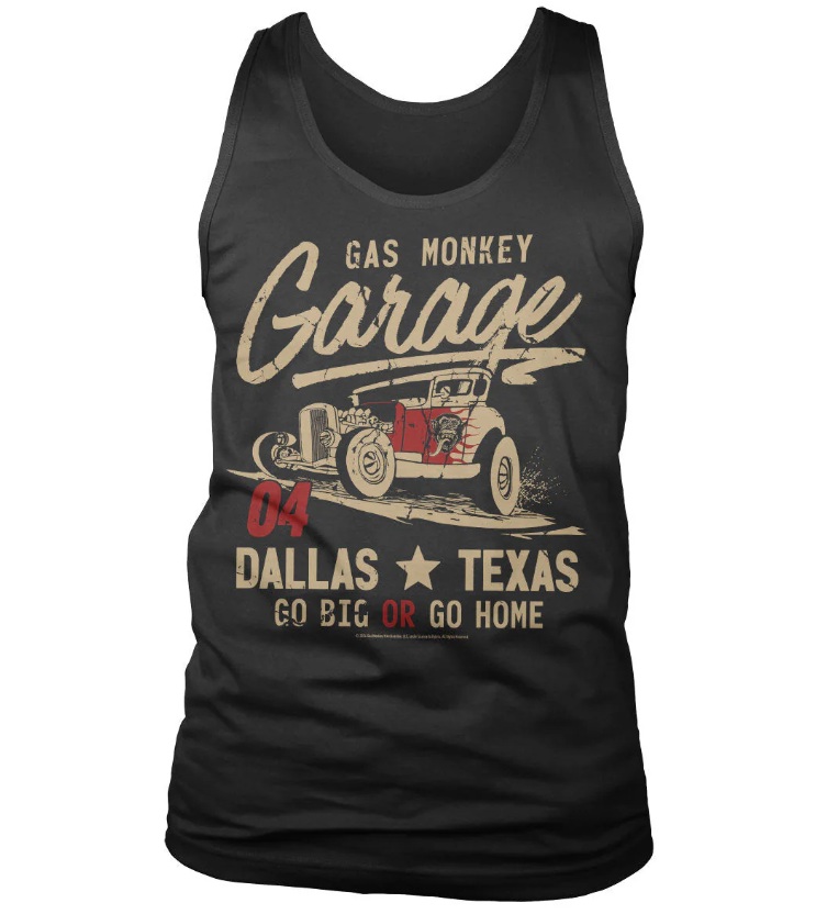 Pánské tílko Gas Monkey Garage Go Big Or Go Home Tank Top