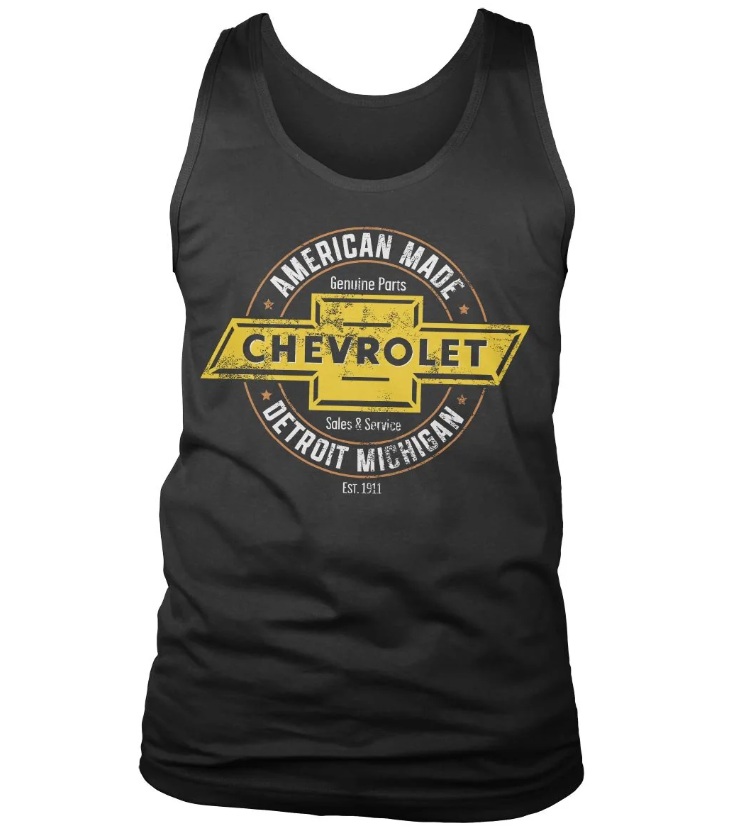 Tílko pánské American Cars Chevrolet American Made Tank Top