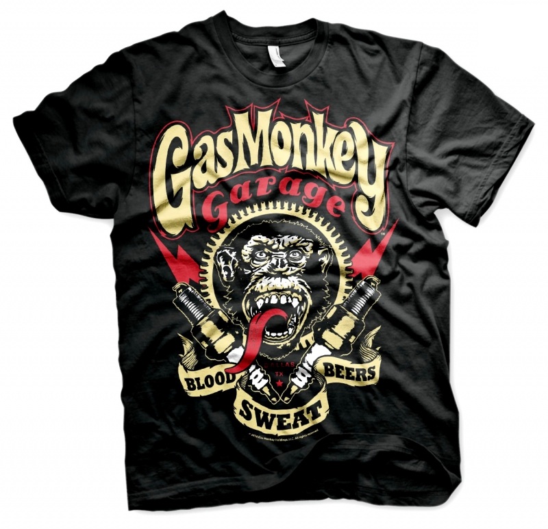 Pánské tričko Gas Monkey Garage Spark Plugs