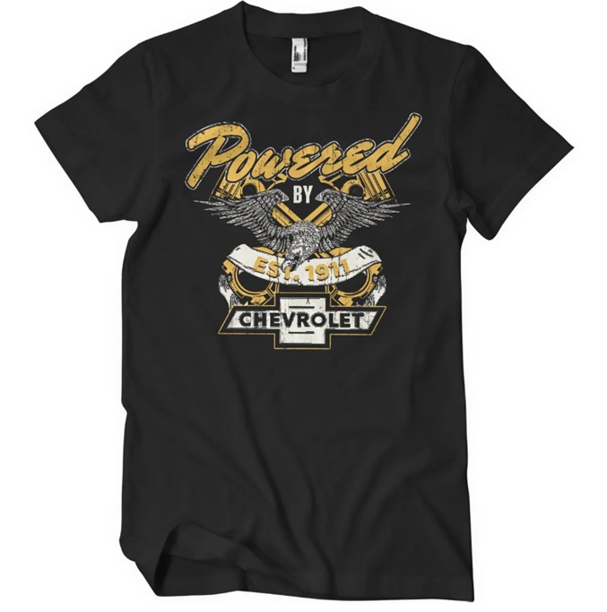 Tričko pánské American Cars Powered By Chevrolet T-shirt