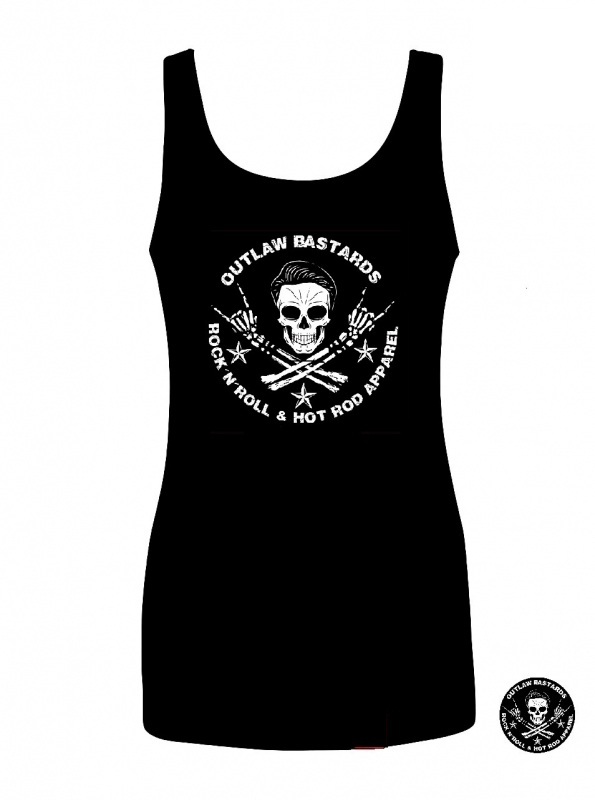 Dámské tílko Outlaw Bastards Skull