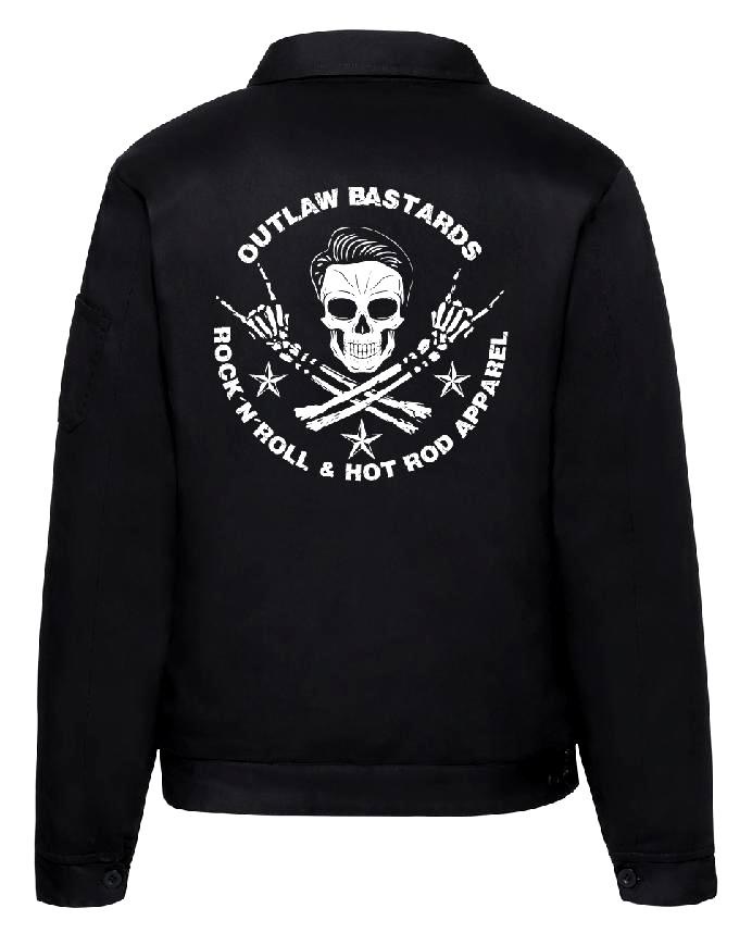 Pánská bunda Outlaw Bastards Skull Jacket