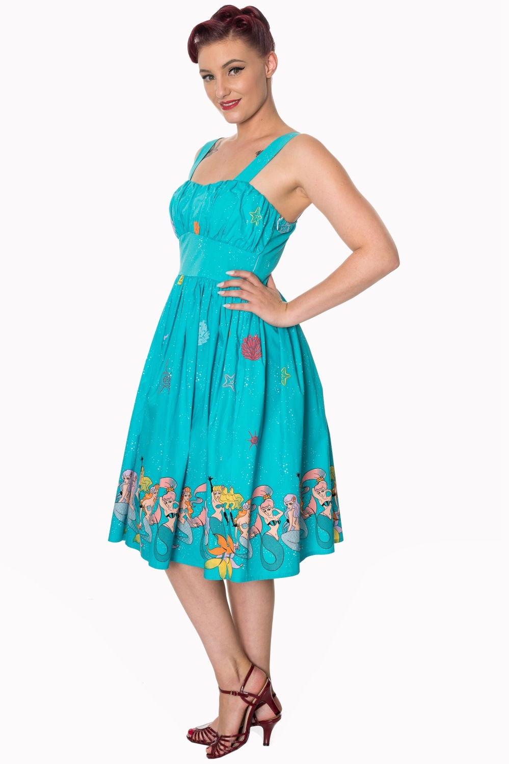 Dámské šaty Rockabilly Retro Pin Up Banned Sophia Dress