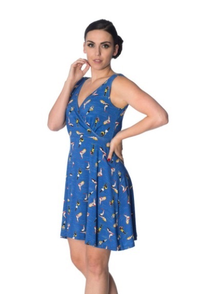 Dámské šaty Rockabilly Retro Pin Up Banned Dive In Sundress