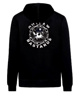 Pánská mikina Outlaw Bastards Pigface Zipper Hoodie