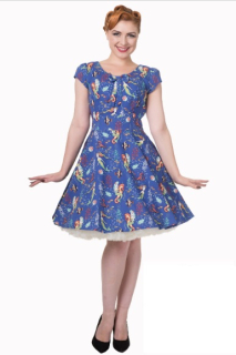 Dámské šaty Rockabilly Retro Pin Up Banned Made Of Wonder Dress