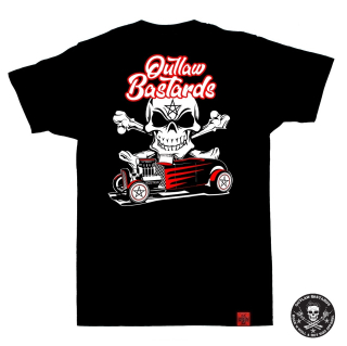Pánské tričko Outlaw Bastards Hot Rod Pentagram