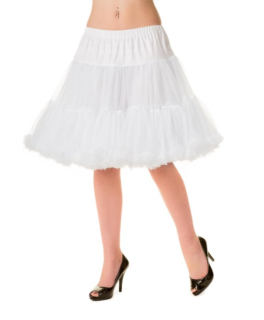 Spodnička dámská retro rockabilly pin-up Banned Walkabout Petticoat White