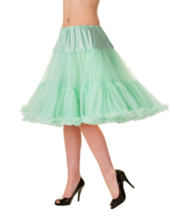 Spodnička dámská retro rockabilly pin-up Banned Walkabout Petticoat Mint