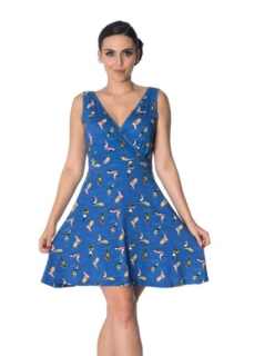 Dámské šaty Rockabilly Retro Pin Up Banned Dive In Sundress