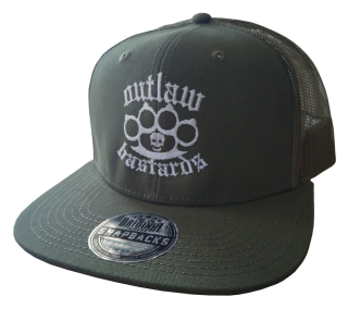 Kšiltovka Outlaw Bastards Snapback Boxer Green