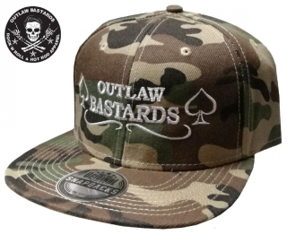 Kšiltovka Outlaw Bastards Snapback Spades Camo
