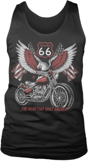 Pánské tílko Route 66 American Eagle Bike Tank Top