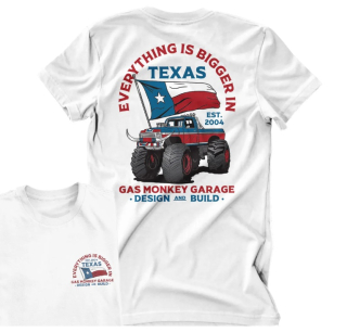 Pánské tričko Gas Monkey Garage Everything Is Bigger In Texas
