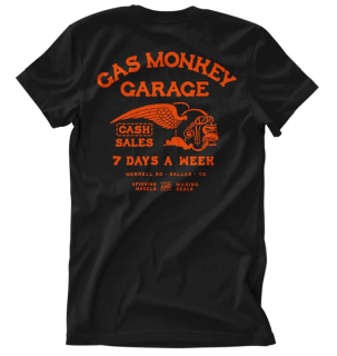 Pánské tričko Gas Monkey Garage Cash Monkey