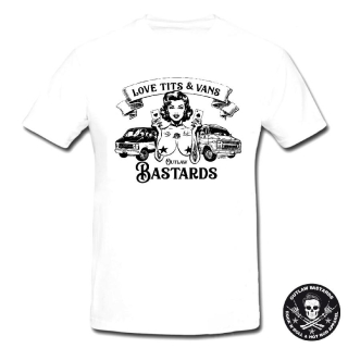 Pánské tričko Outlaw Bastards Love Tits & Vans