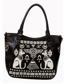 Dámská taška kabelka retro rockabilly pin-up Banned Black Anubis Bag