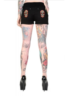 Dámské kraťasy Banned Candy Skull Shorts