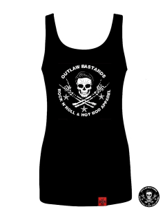 Dámské tílko Outlaw Bastards Skull